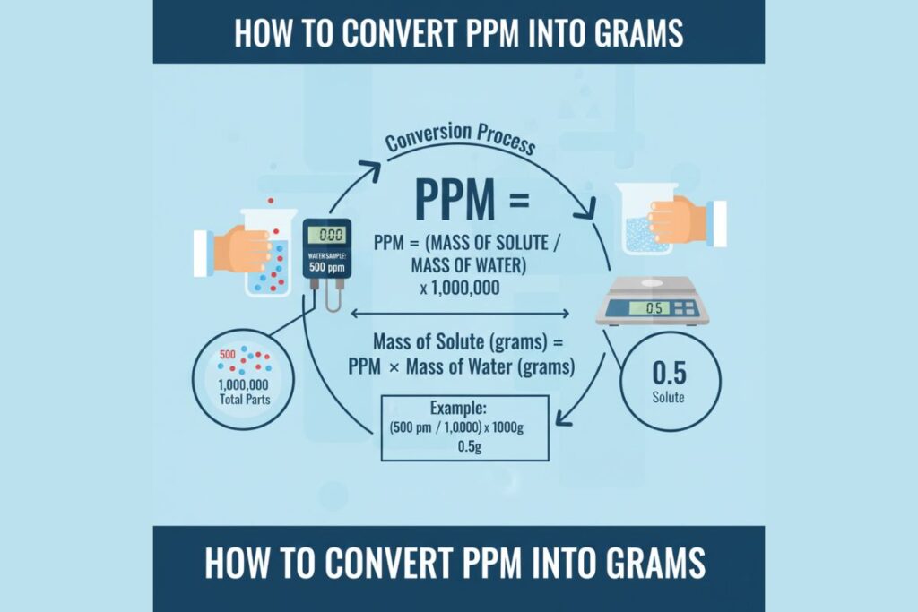 How to Convert PPM to Grams