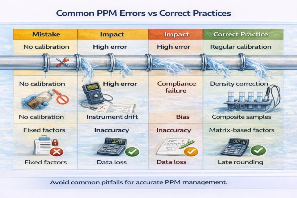 Common PPM Errors and solutions