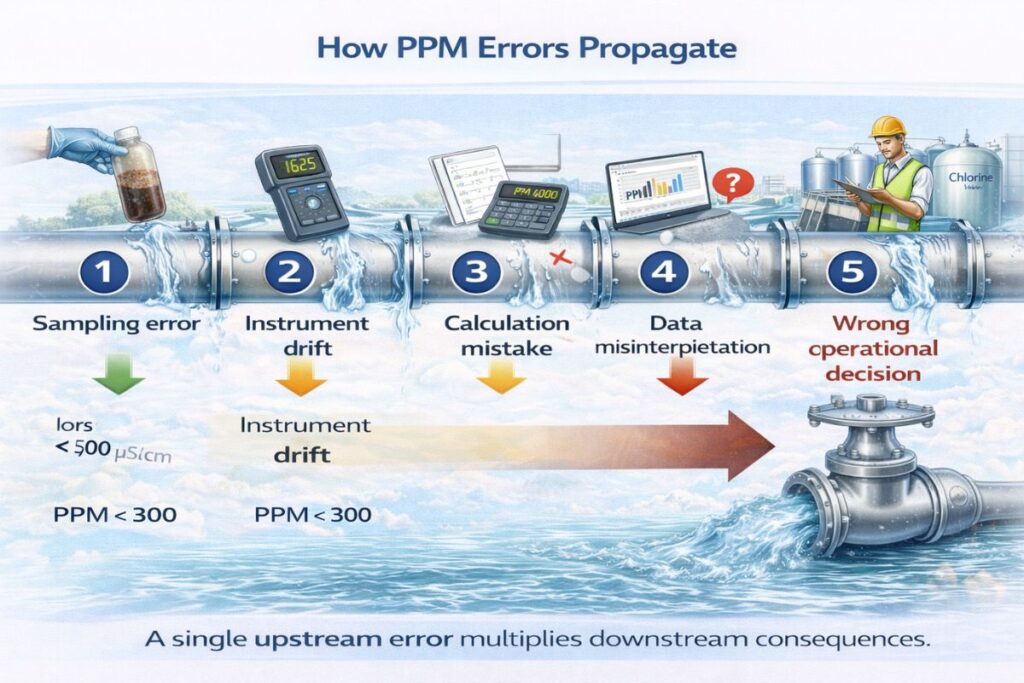 How PPM Errors Propagate