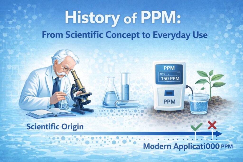 history ofppm in science and daily life