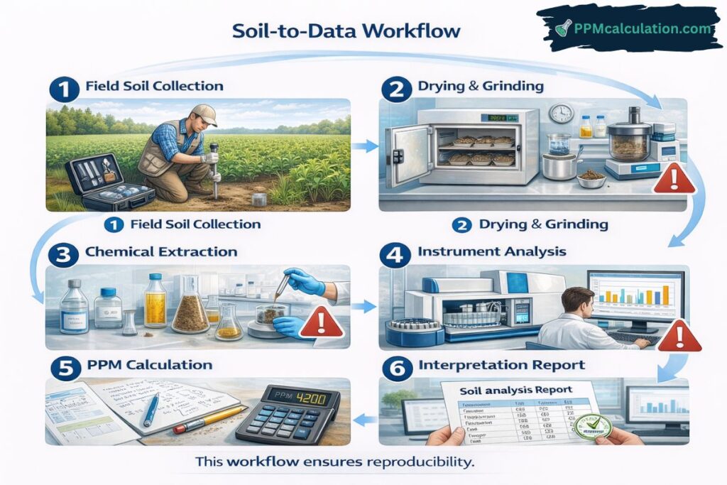 soil to data workflow explained step by step