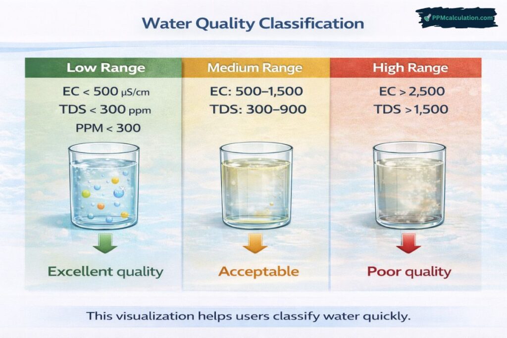 water quality classification