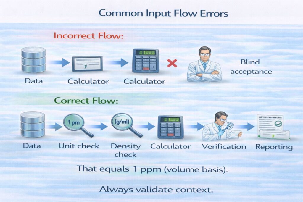 Common Input Flow Errors