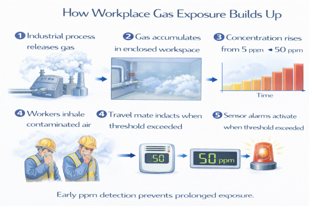 How Workplace Gas Exposure Builds Up