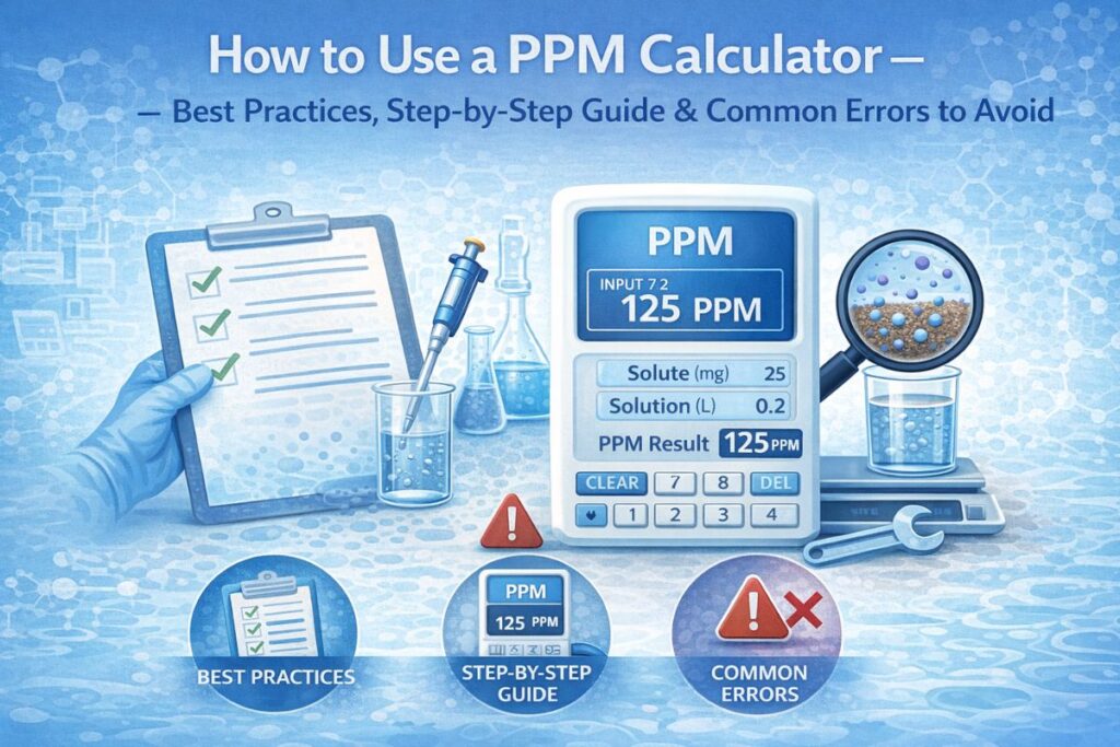 How to Use a PPM Calculator