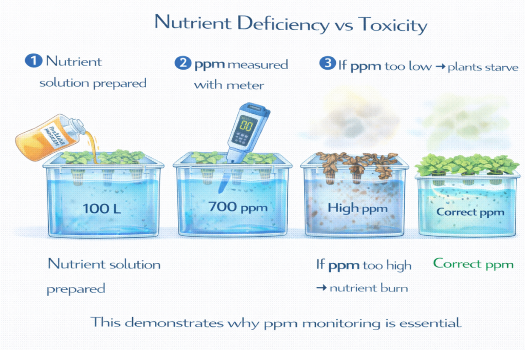 Nutrient Deficiency vs Toxicity