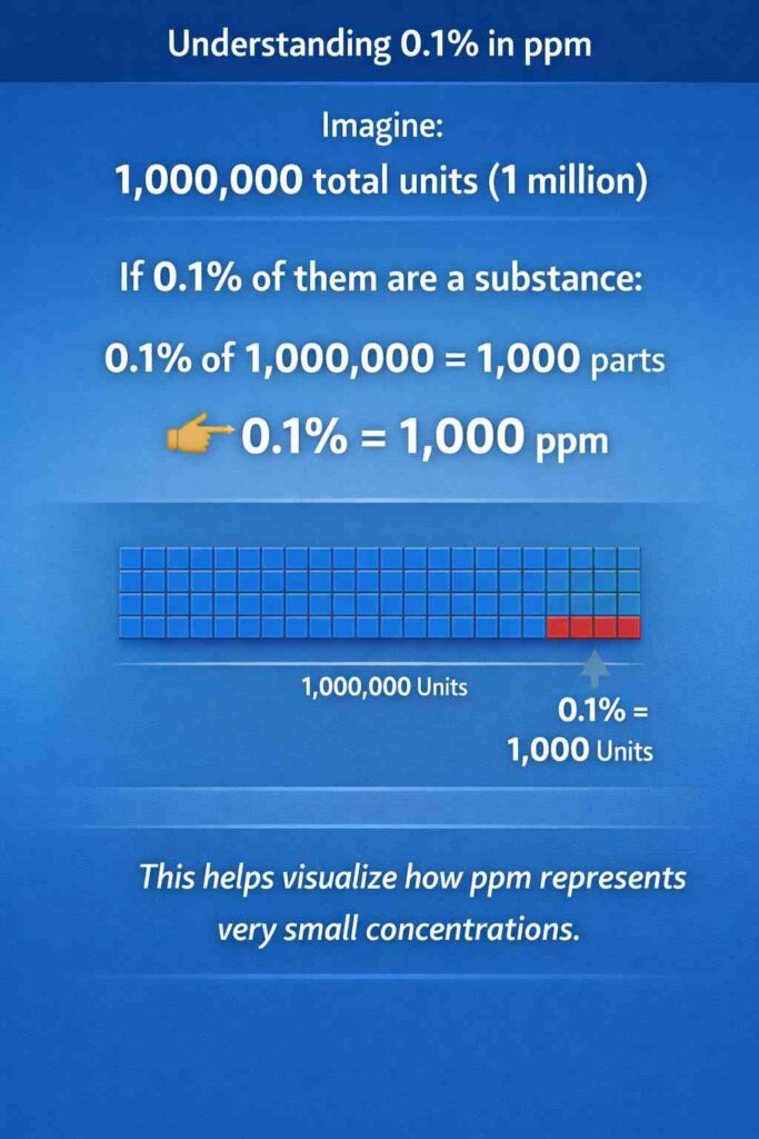 Understanding 0.1% in ppm