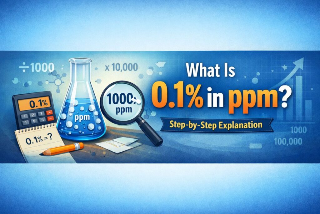 What Is 0.1% in ppm