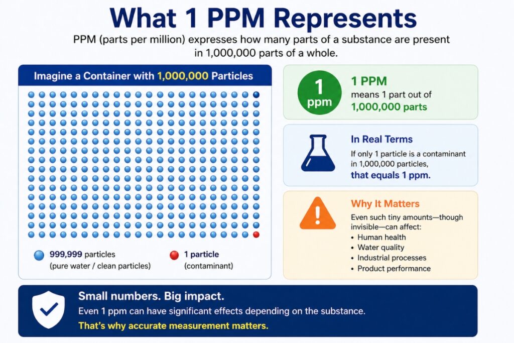 What 1 PPM Represents
