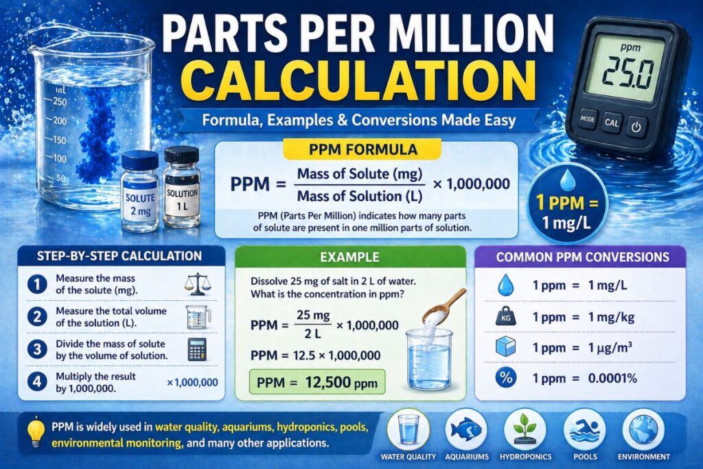 parts Per Million Calculation