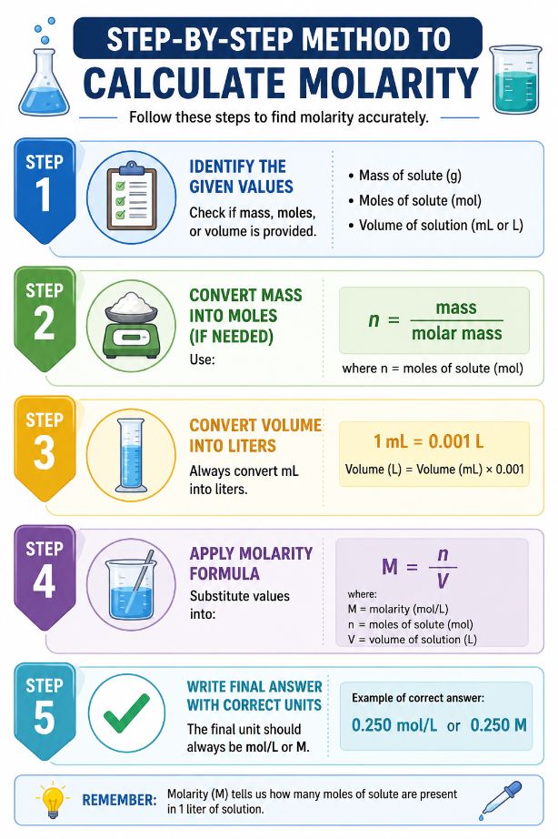 Method to Calculate Molarity